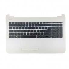Teclado PT HP 15-AC, 15-AF, Top Cover Branco c/TouchPad
